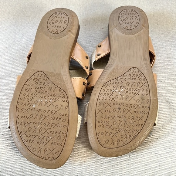 New! XOXO Baruch slide on flat strap sandals size 10 - Picture 8 of 12